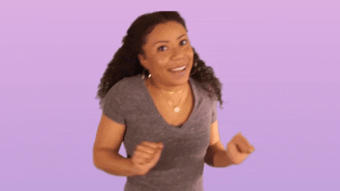 Happy Old School GIF by Shalita Grant Celebrating small wins dance